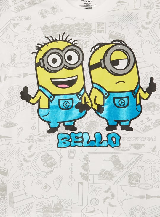 KIDSVILLE Boys Minions Print T-shirt