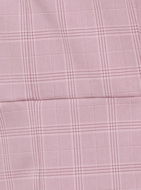 VAN HEUSEN Checked A-line Dress