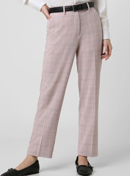 VAN HEUSEN Checked Trousers