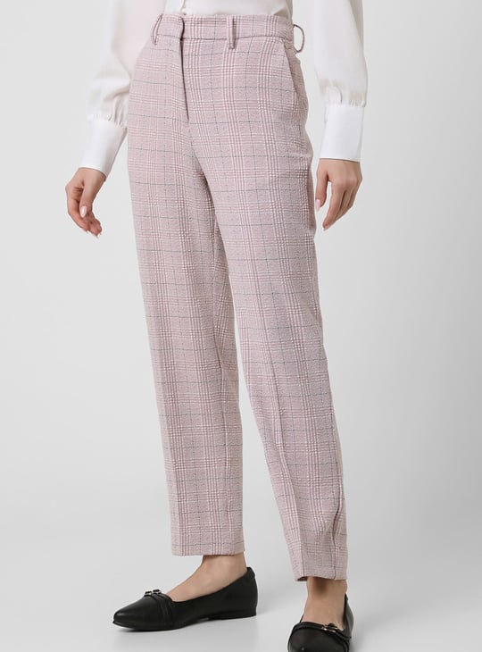 VAN HEUSEN Checked Trousers