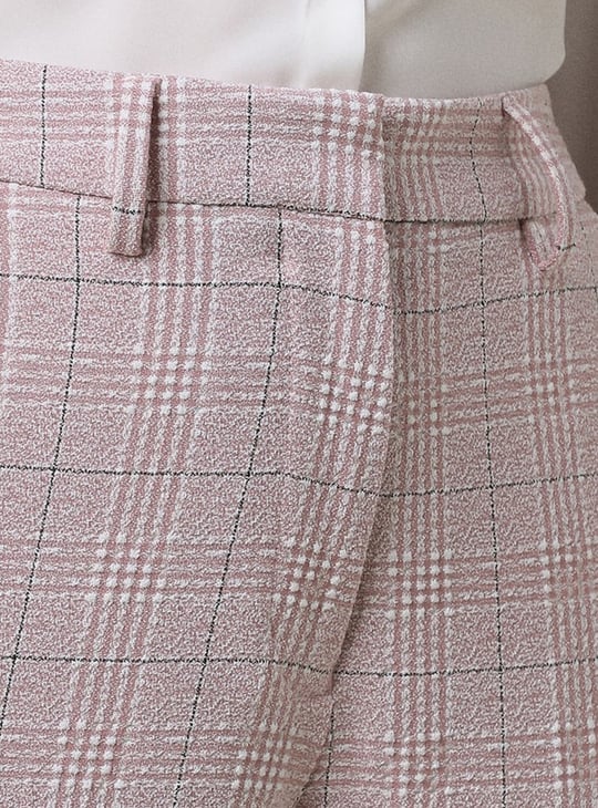 VAN HEUSEN Checked Trousers