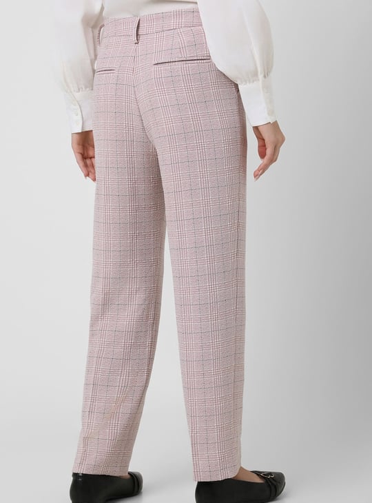 VAN HEUSEN Checked Trousers