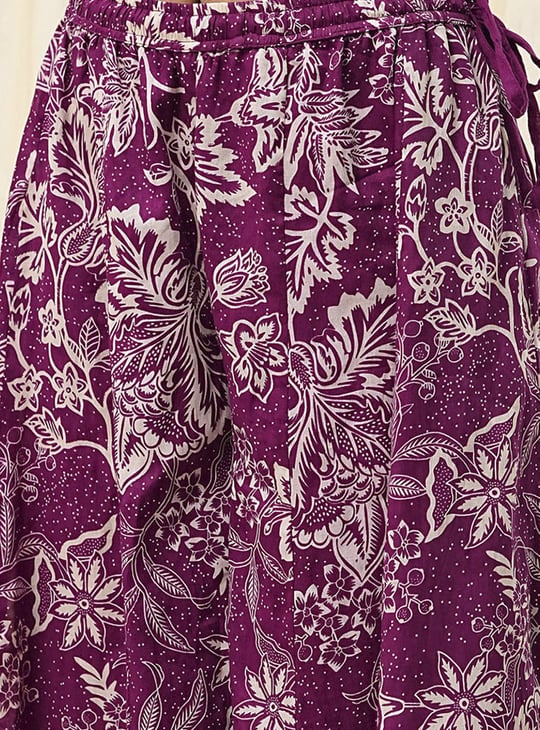 BIBA Floral Print Sharara Set