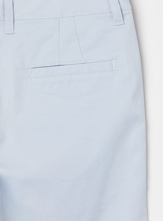ALLEN SOLLY Boys Solid Slim Fit Trousers