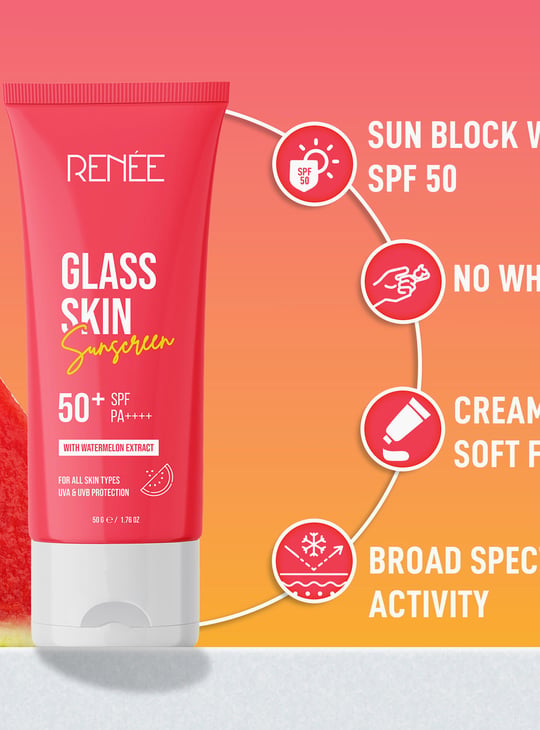 RENEE Glass Skin 50+ SPF Sunscreen - 50g