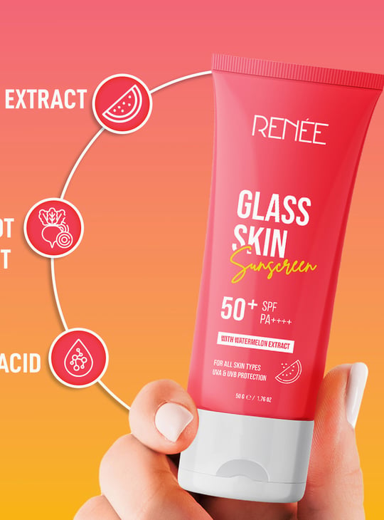 RENEE Glass Skin 50+ SPF Sunscreen - 50g