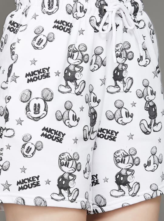 FREE AUTHORITY Mickey Mouse Print Shorts