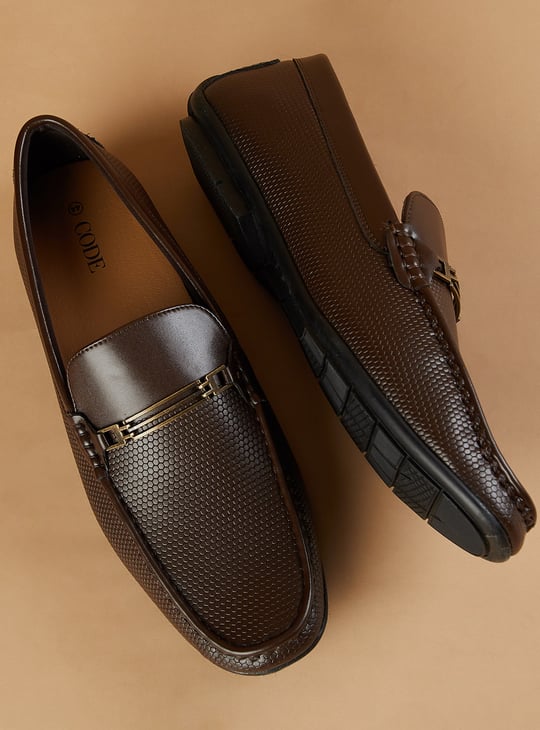 CODE Textured Loafers