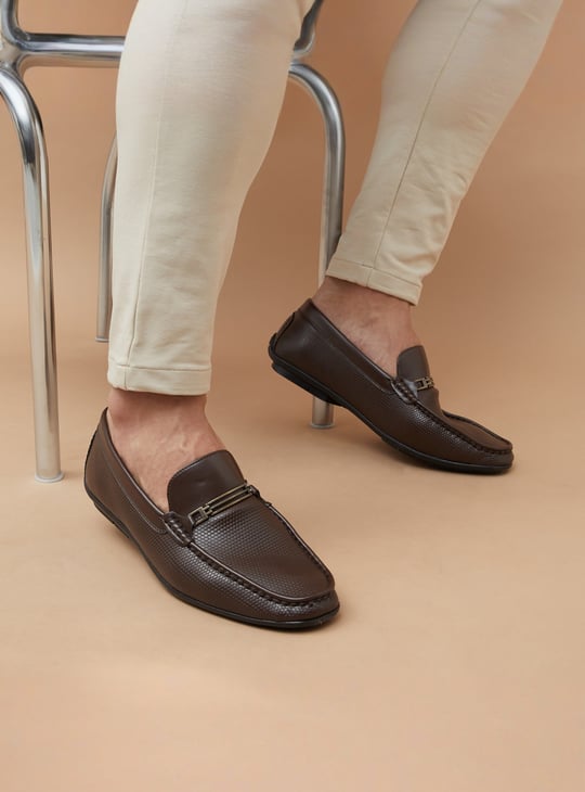 CODE Textured Loafers