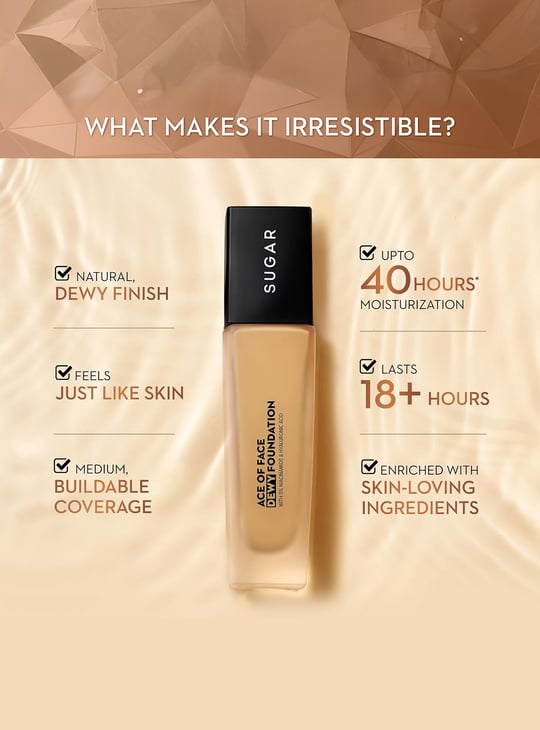 SUGAR Ace Of Face Dewy Foundation - 40 Breve - 30ml