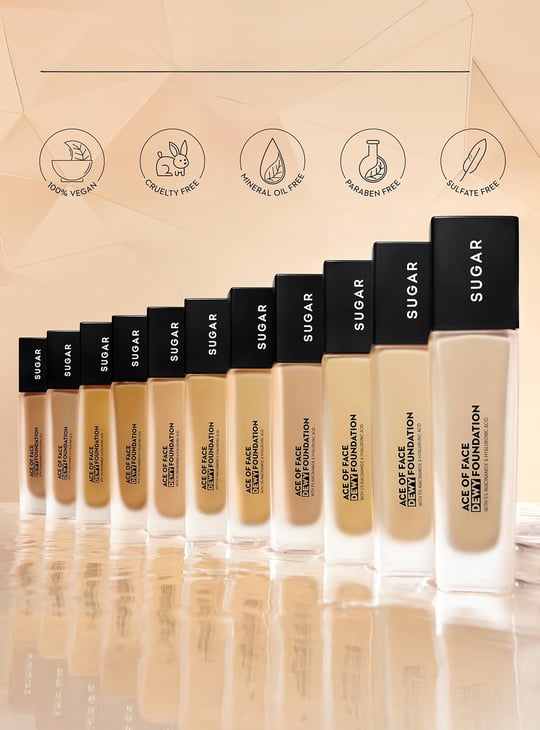 SUGAR Ace Of Face Dewy Foundation - 40 Breve - 30ml