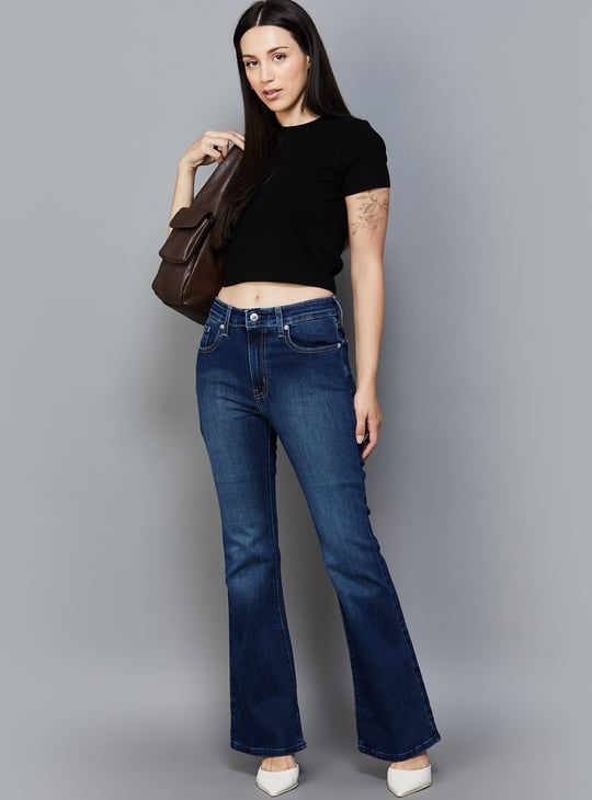 LEVI'S Washed Bootcut Jeans