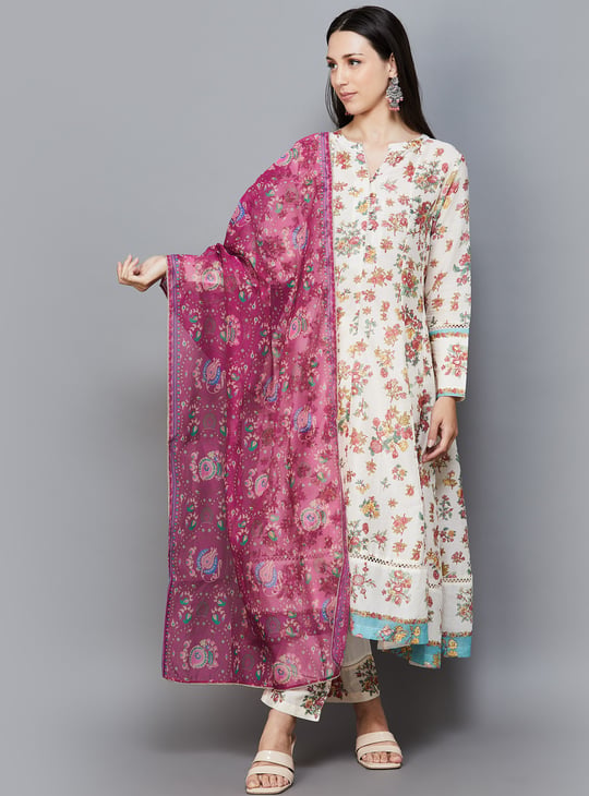 W Printed Dupatta