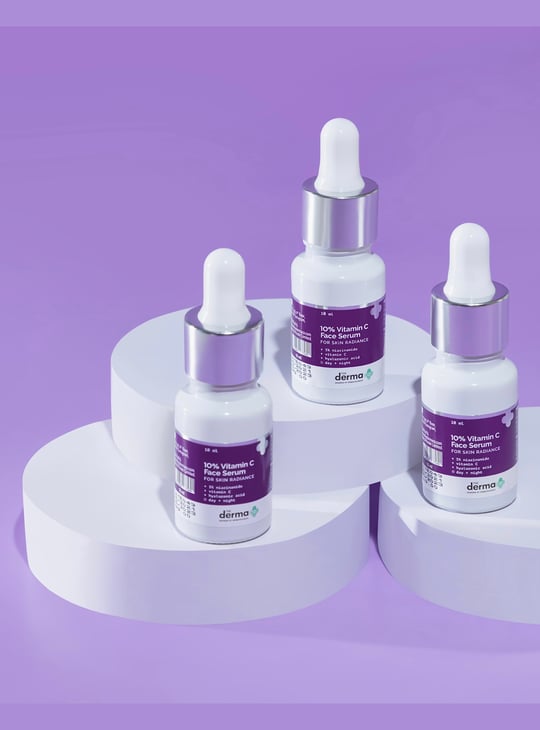 THE DERMA CO 10 Percent Vitamin C Face Serum - 10ml