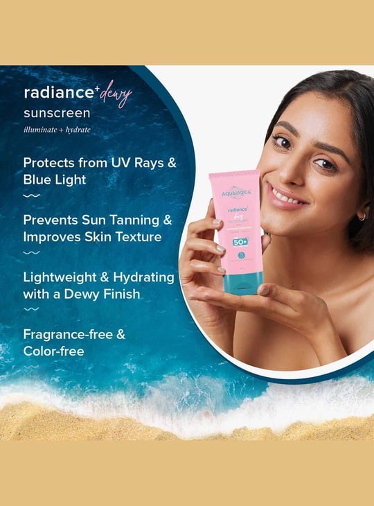 AQUALOGICA Radiance and Dewy Sunscreen - 80g