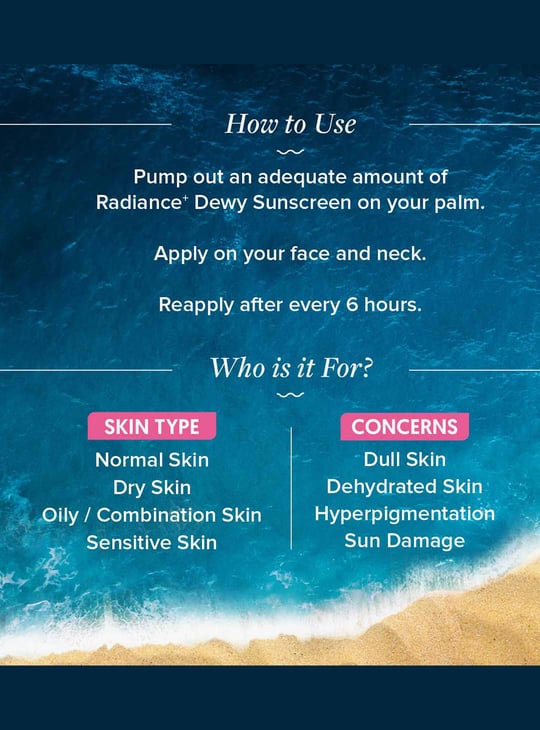 AQUALOGICA Radiance and Dewy Sunscreen - 80g