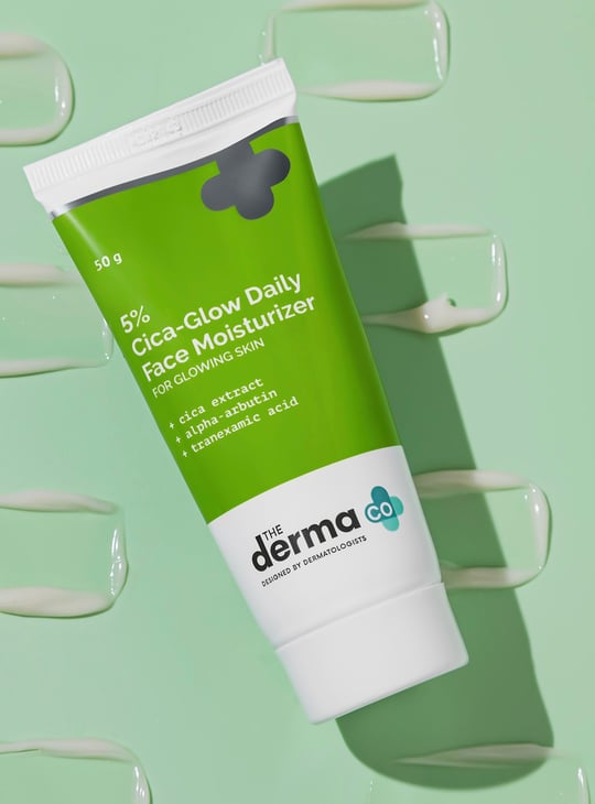 THE DERMA CO 5 Percent Cica-Glow Daily Face Moisturizer - 50g