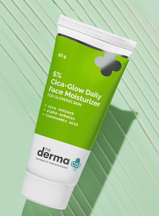 THE DERMA CO 5 Percent Cica-Glow Daily Face Moisturizer - 50g