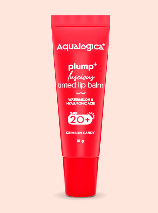 AQUALOGICA Plump+ Luscious Tinted Lip Balm - Crimson Candy - 10g