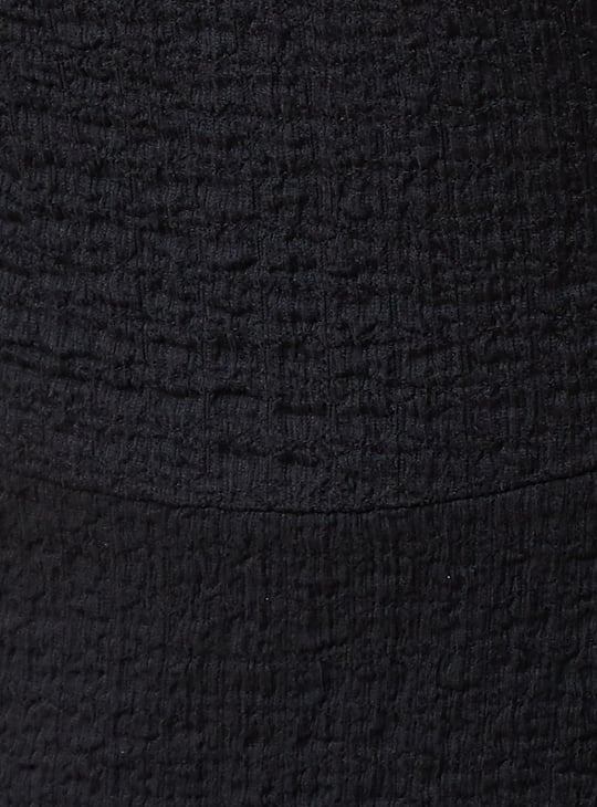 CODE Textured A-line Dress