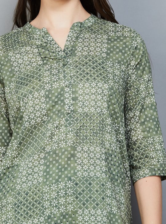 AURELIA Printed Straight Kurti