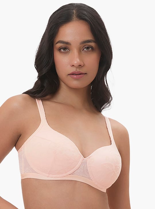 TRIUMPH Lace Textured Padded Non-Wired Everyday Bra