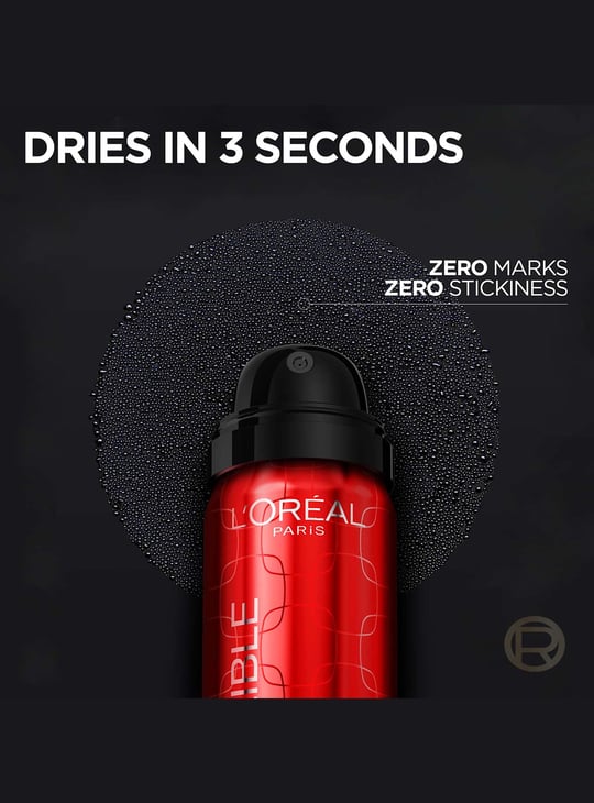 L'OREAL PARIS Infallible 3-Second Setting Spray, 36Hr Long Lasting Makeup - 75ml