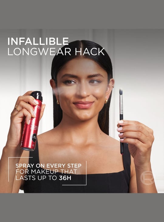 L'OREAL PARIS Infallible 3-Second Setting Spray, 36Hr Long Lasting Makeup - 75ml