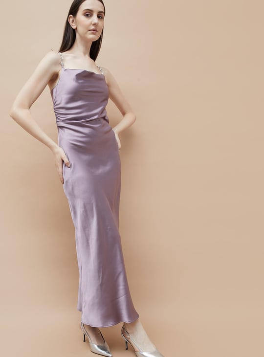 CODE Solid Maxi Dress