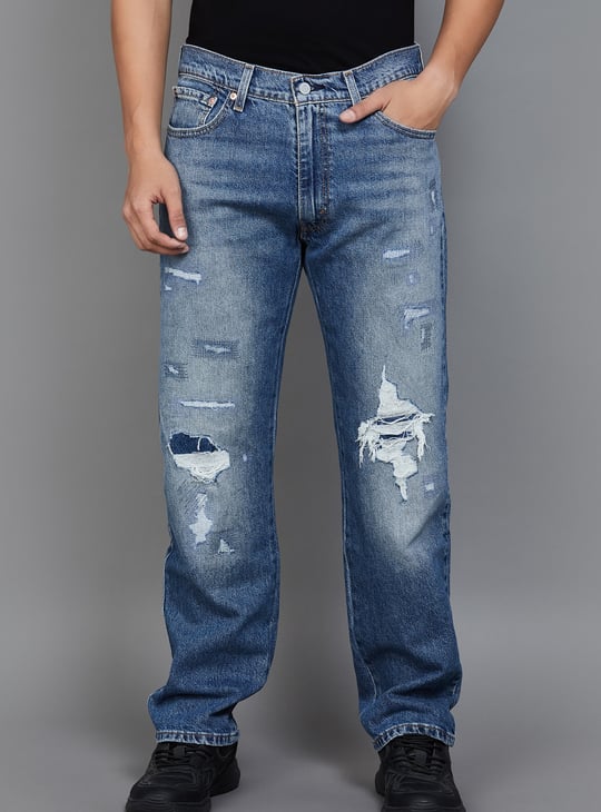 levis men's ripped jeans relaxed fit
