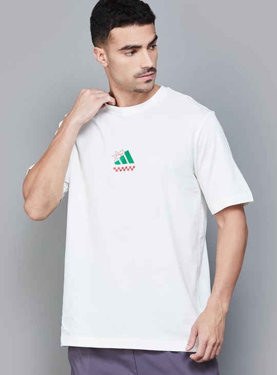 ADIDAS Back Graphic Print Oversized T-shirt