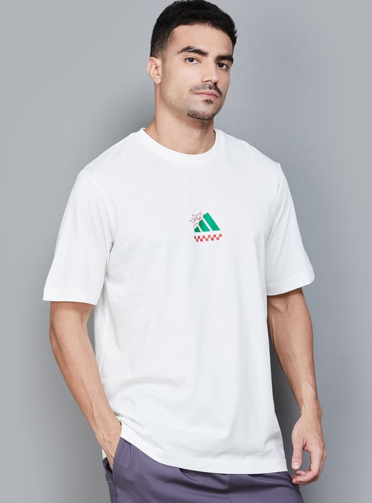 ADIDAS Back Graphic Print Oversized T-shirt