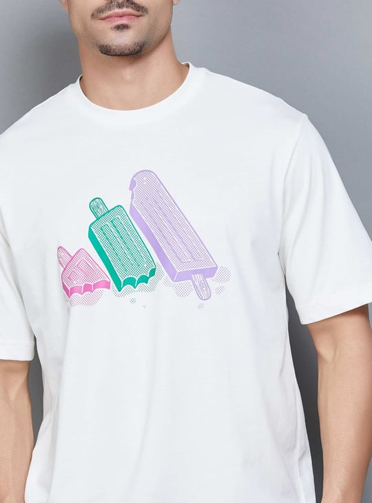 ADIDAS Graphic Print Oversized T-shirt
