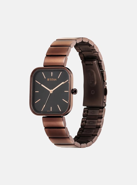 TITAN Purple Stackables Analog Watch with Cuff Bracelet - NT2715QM01F