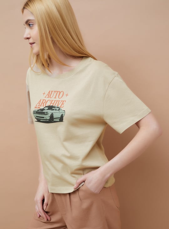 FAME FOREVER Graphic Print T-shirt
