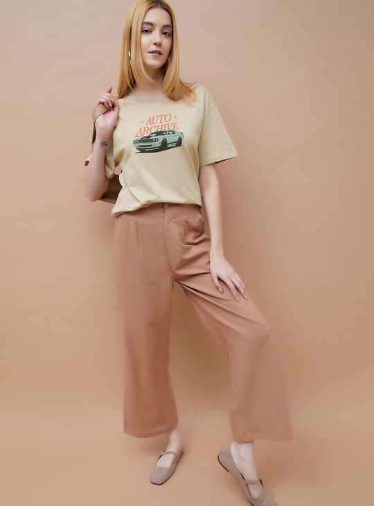 FAME FOREVER Graphic Print T-shirt