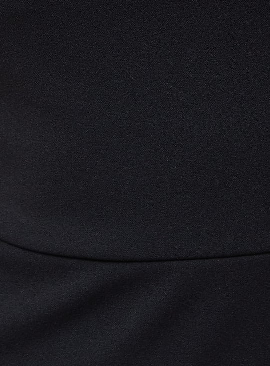 CODE Embellished Strap Asymmetric Dress