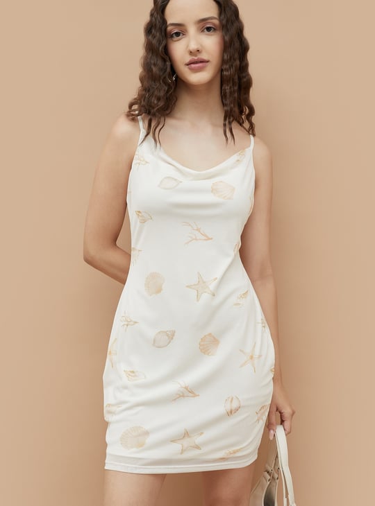 GINGER Printed Sheath Dress