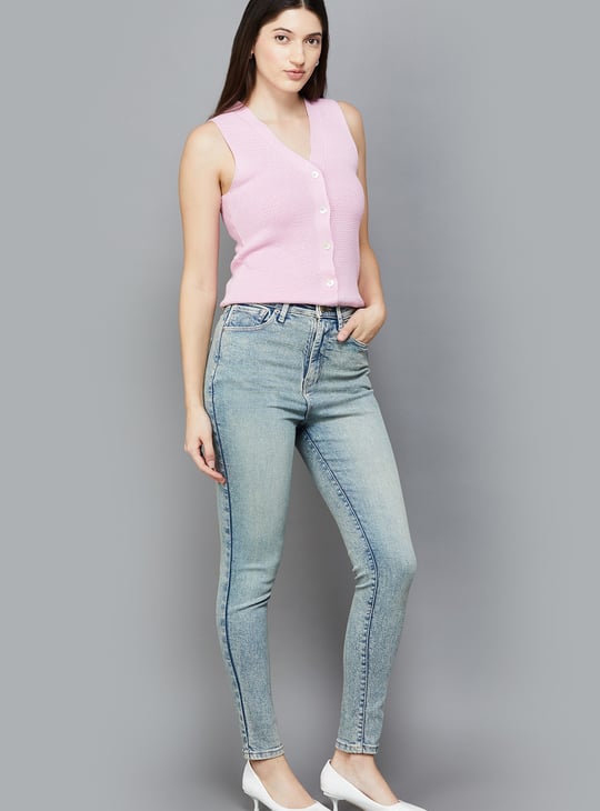 XPOSE Washed Slim Fit Jeans