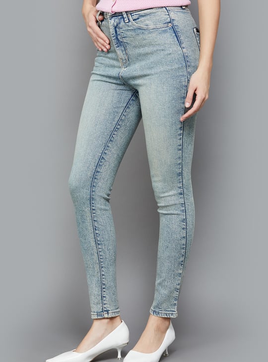 XPOSE Washed Slim Fit Jeans