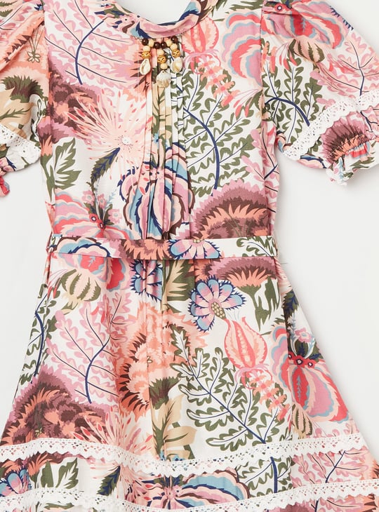 PEPPERMINT Girls Printed A-line Dress