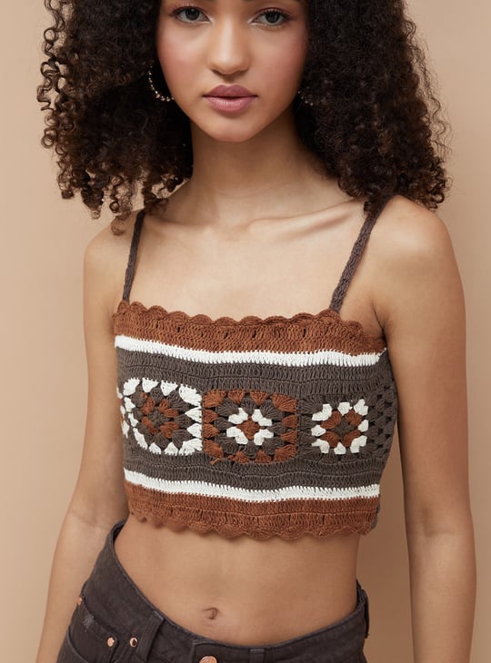GINGER Crochet Crop Top