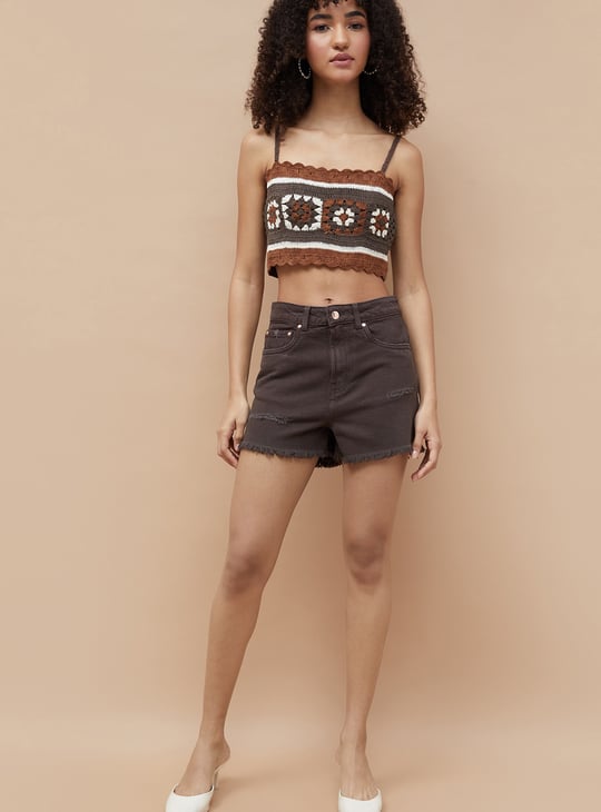GINGER Crochet Crop Top