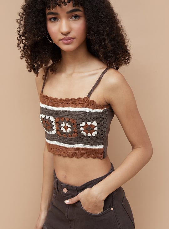 GINGER Crochet Crop Top
