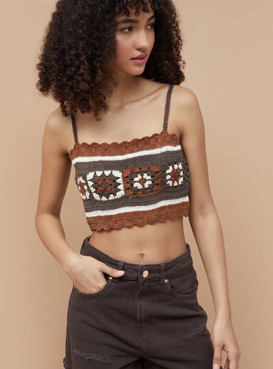 GINGER Crochet Crop Top