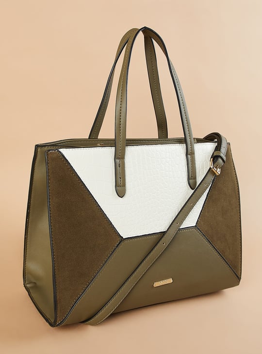CODE Colourblock Handheld Bag