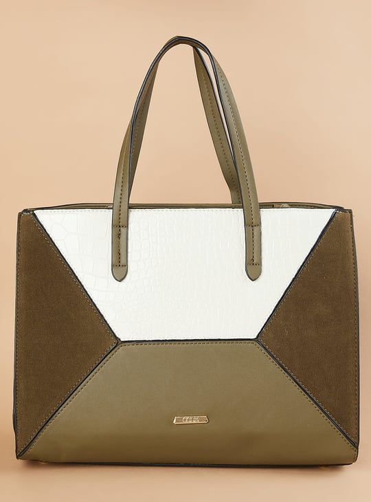 CODE Colourblock Handheld Bag