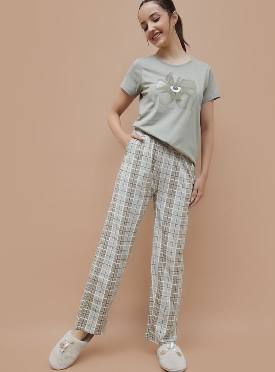 GINGER Checked Pyjamas