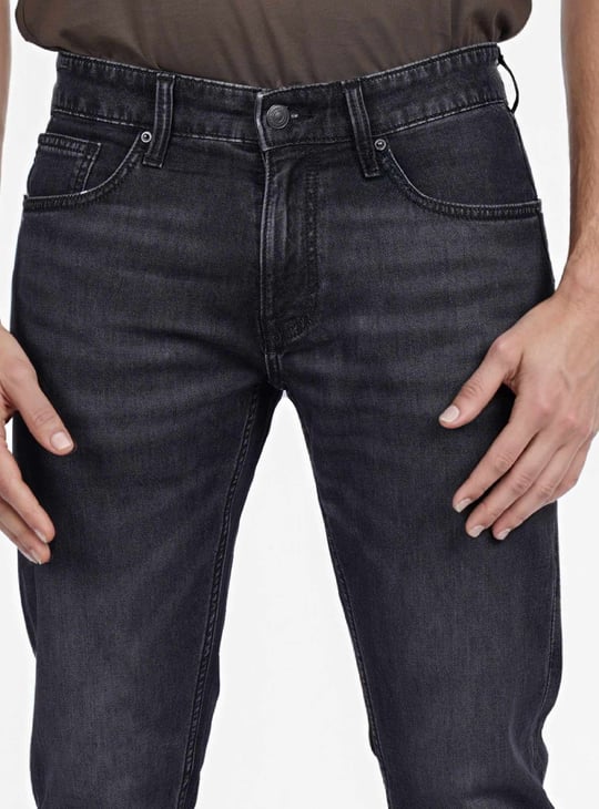 CELIO Whiskered Skinny Fit Jeans