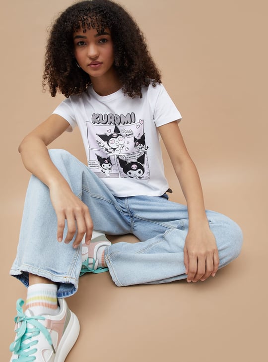 GINGER Kuromi Print T-shirt